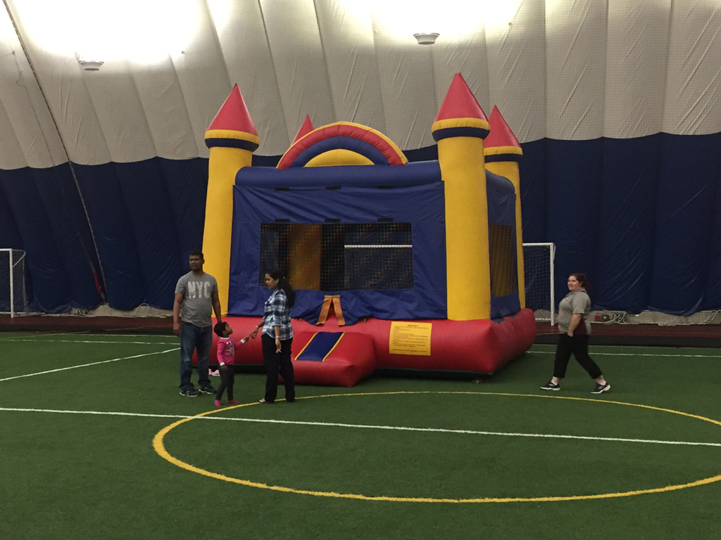 Kids On The Moon Bounce House Party Rental