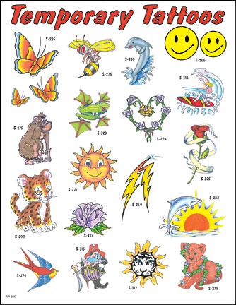Temporary Tattoos | Party People Inc
